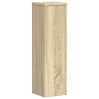 Plantenstandaards 2 st 17x17x60 cm bewerkt hout sonoma eiken 7