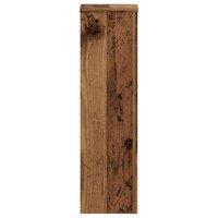 Plantenstandaards 2 st 17x17x60 cm bewerkt hout oud houtkleurig 5