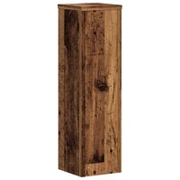 Plantenstandaards 2 st 17x17x60 cm bewerkt hout oud houtkleurig 7