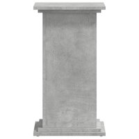 Plantenstandaard 33x33x60 cm bewerkt hout betongrijs 4