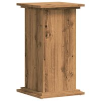 Plantenstandaard 33x33x60 cm bewerkt hout artisanaal eiken 2