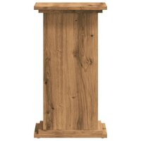 Plantenstandaard 33x33x60 cm bewerkt hout artisanaal eiken 5