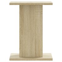 Speakerstandaards 2 st 30x30x40 cm bewerkt hout sonoma eiken 4