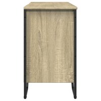 Wastafelkast 91x35x60 cm bewerkt hout sonoma eikenkleurig 5