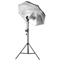 Fotostudioset met verlichtingsset en achtergrond 6