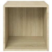 Tv-meubel 37x35x37 cm bewerkt hout sonoma eikenkleurig 3