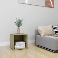 Tv-meubel 37x35x37 cm bewerkt hout sonoma eikenkleurig 6