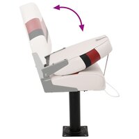 2-delige Bootstoelenset met hoge rugleuning inklapbaar 8