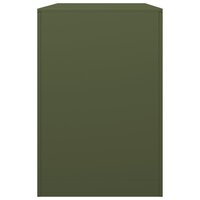 Haardhoutrek 100x40x60 cm staal groen 5