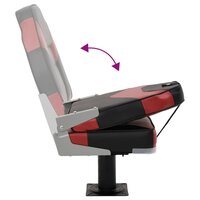 2-delige Bootstoelenset met hoge rugleuning inklapbaar 8