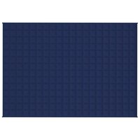 Verzwaringsdeken 140x200 cm 6 kg stof blauw 3