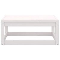 2-delige Loungeset massief grenenhout wit 7