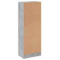 Boekenkast met 3 schappen 40x24x109 cm bewerkt hout betongrijs 6