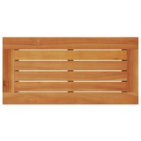 Tuinbijzettafel met houten blad 58x27,5x55 cm poly rattan grijs 8