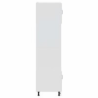 Ovenkasten 2 st Lucca bewerkt hout glanzend wit 6