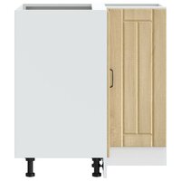 Keuken hoekonderkast Lucca bewerkt hout sonoma eikenkleurig 7