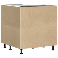 Keuken hoekonderkast Lucca bewerkt hout betongrijs 8