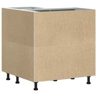 Keuken hoekonderkast &quot;Porto&quot; bewerkt hout zwart 8