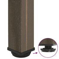 Salontafelpoten 4 st 30-32 cm staal naturel 9