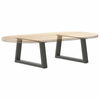 Eettafelpoten 2 st V-vormig 60x(30-31,3) cm staal antraciet 8