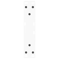 Eettafelpoten 2 st V-vormig 30x(30-31,3) cm staal wit 7