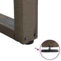 Eettafelpoten 2 st V-vormig 40x(30-31,3) cm staal naturel 9