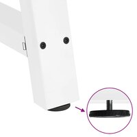 Salontafelpoten 2 st A-vormig 30x(30-31) cm staal wit 9