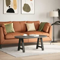 Salontafelpoten 2 st A-vormig 38x(42-43) cm staal zwart 2