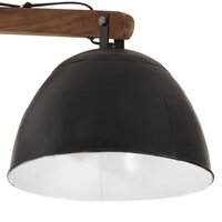Plafondlamp 25 W E27 105x30x65-108 cm zwart 5