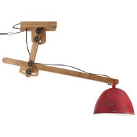 Plafondlamp 25 W E27 105x30x65-108 cm verweerd rood 3