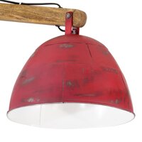 Plafondlamp 25 W E27 105x30x65-108 cm verweerd rood 5