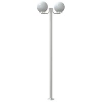 Buitenvloerlampen 3 st 215 cm roestvrij staal zilverkleurig 6