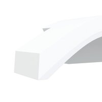 Buitenwandlampen 2 st LED gegoten aluminium wit 8