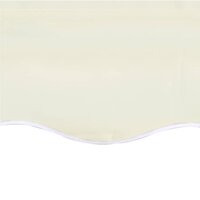 Vervangingsdoek voor luifel 5x3,5 m cr&egrave;mekleurig 5