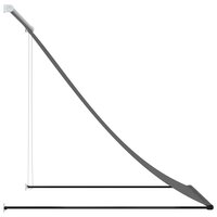 Luifel uittrekbaar 150x150 cm stof en staal antracietkleurig 4