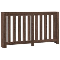 Radiatorombouw 149x20x82 cm bewerkt hout bruin eikenkleurig 2