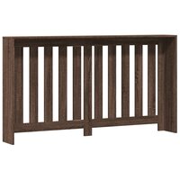 Radiatorombouw 149x20x82 cm bewerkt hout bruin eikenkleurig 5
