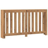 Radiatorombouw 149x20x82 cm bewerkt hout artisanaal eikenkleur 2