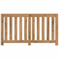 Radiatorombouw 149x20x82 cm bewerkt hout artisanaal eikenkleur 3