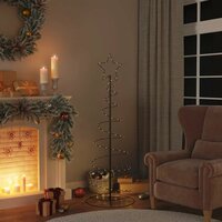 LED-kerstboom 100 LEDs warm wit 150 cm 2