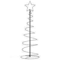 LED-kerstboom 100 LEDs warm wit 150 cm 3