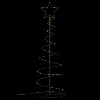 LED-kerstboom 100 LEDs warm wit 150 cm 6
