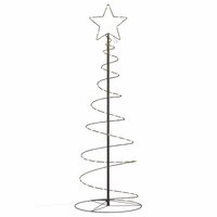 LED-kerstboom 100 LEDs warm wit 150 cm 7