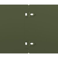 Gazonranden 10 st 15x103 cm koudgewalst staal olijfgroen 7