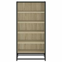 Schoenenrek 48x38x97,5 cm bewerkt hout sonoma eikenkleurig 4