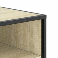 Schoenenrek 48x38x97,5 cm bewerkt hout sonoma eikenkleurig 7