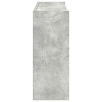 Schoenenrek 80x25x62 cm bewerkt hout betongrijs 5