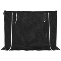 Haardhoutrek met regenhoes 151x40,5x110,5 cm staal 4