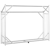 Haardhoutrek met regenhoes 151x40,5x110,5 cm staal 6