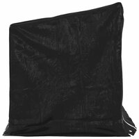 Haardhoutrek met regenhoes 150,5x100,5x110,5 cm staal 7